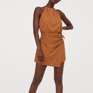 NWT H&M Ochre Skirt Playsuit, Size Small